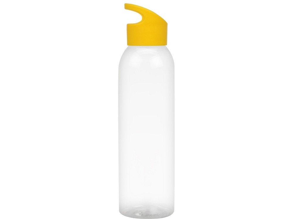 Бутылка для воды «Plain 2», желтый, прозрачный, пластик