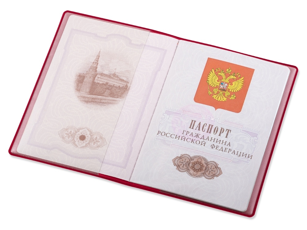 Обложка для паспорта «Favor», розовый, пластик
