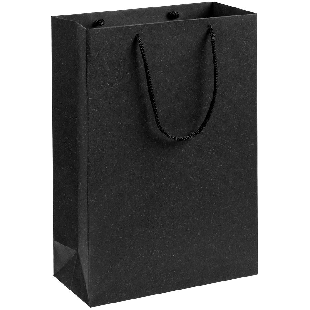 Пакет бумажный Eco Style, черный, черный, бумага, с переработанными волокнами