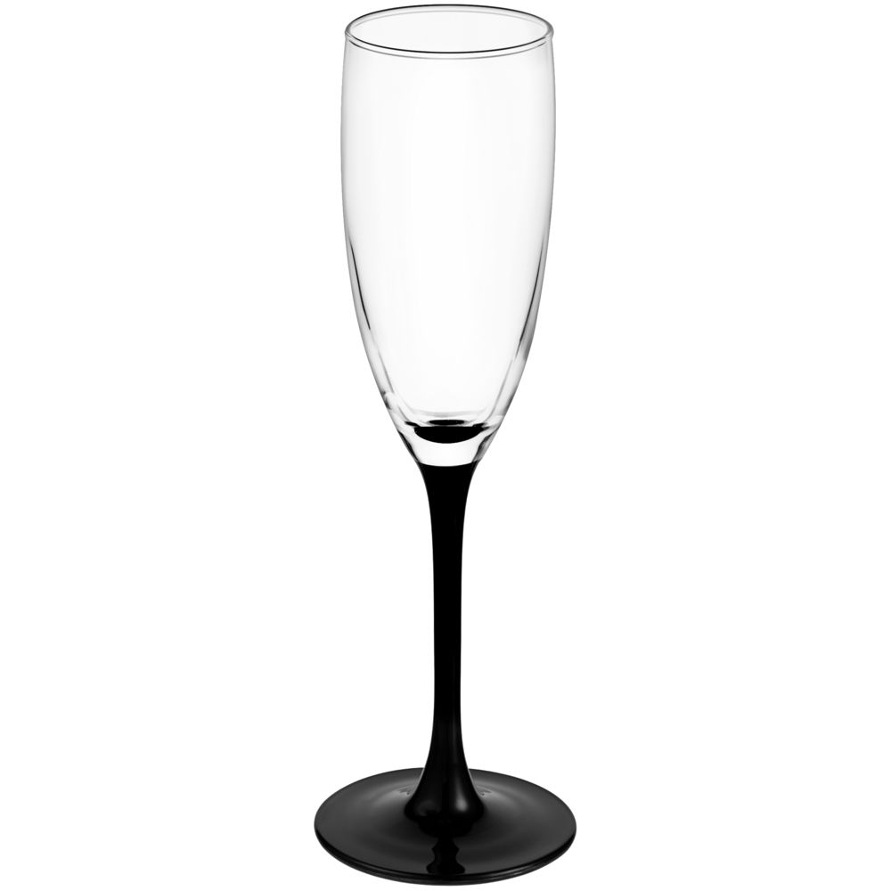 Набор из 6 бокалов для шампанского «Домино», стекло, ударопрочное