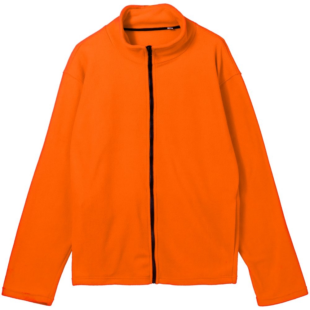 Куртка флисовая унисекс Manakin, оранжевая, оранжевый, флис