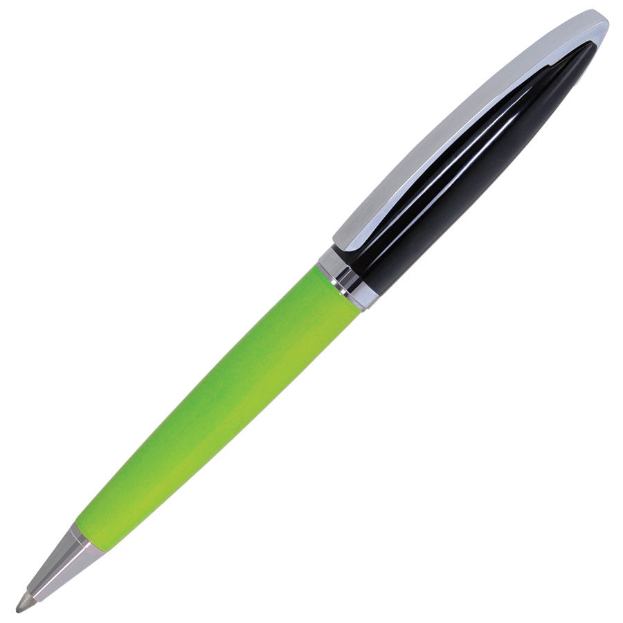 ORIGINAL, ручка шариковая, светло-зеленый/черный/хром, металл, светло-зеленый, черный, металл