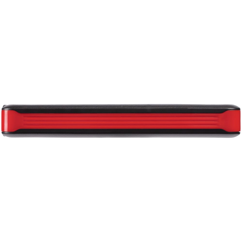 Аккумулятор с беспроводной зарядкой Holiday Maker Wireless, 10000 мАч, красный, красный, пластик