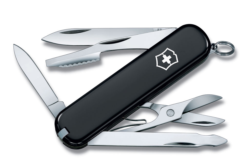 Нож перочинный «Executive», 74 мм, 10 функций, черный, металл