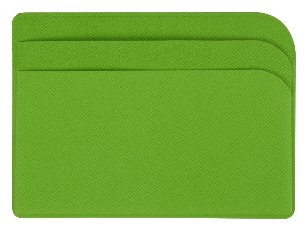 Картхолдер для пластиковых карт «Favor», зеленый, пластик