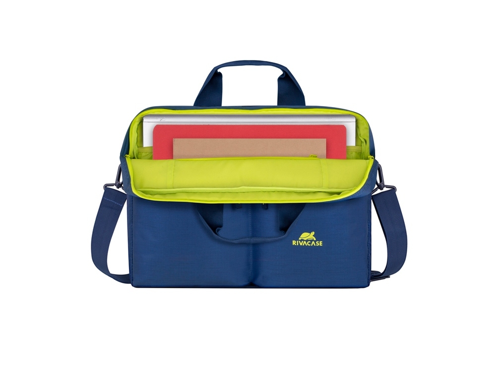 Лёгкая городская сумка для ноутбука 16", синий, полиэстер