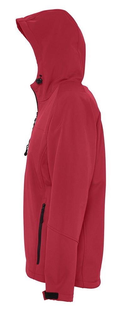 Куртка мужская с капюшоном Replay Men 340, красная, красный, полиэстер 94%; эластан 6%, плотность 340 г/м²; софтшелл