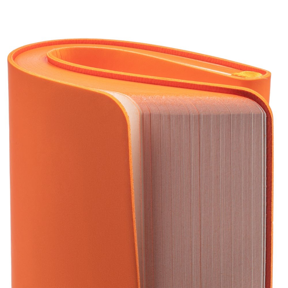 Ежедневник Shall Light, недатированный, оранжевый, оранжевый, soft touch