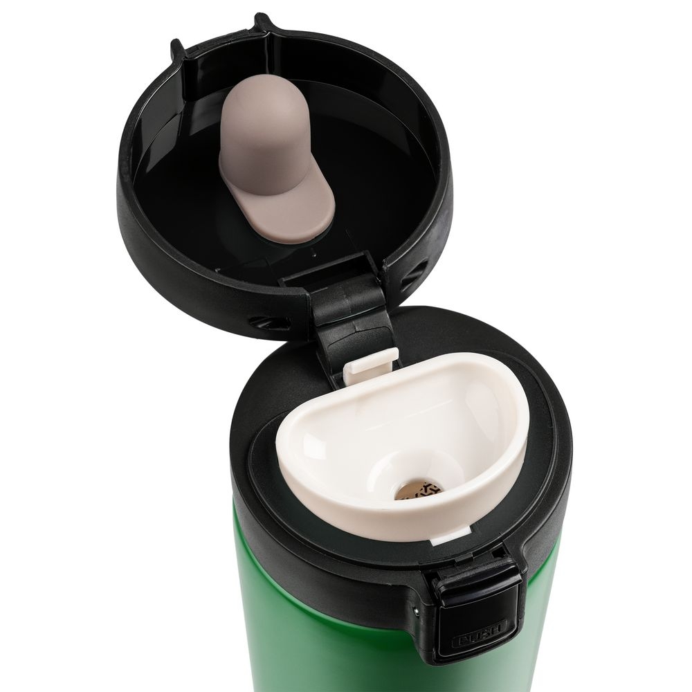 Термостакан с ситечком No Leak Infuser, зеленый, зеленый, корпус, пищевой, пищевая; крышка - пластик, ситечко - нержавеющая сталь