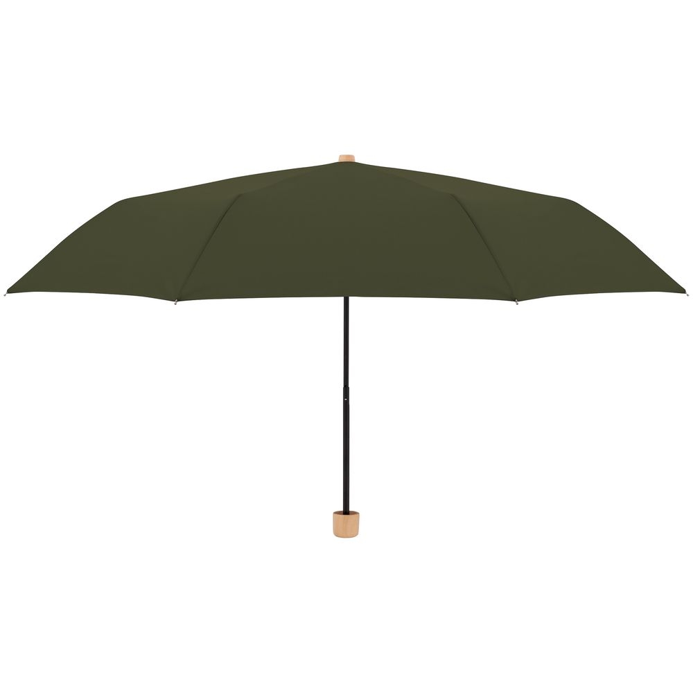Зонт складной Nature Mini, зеленый, зеленый, полиэстер