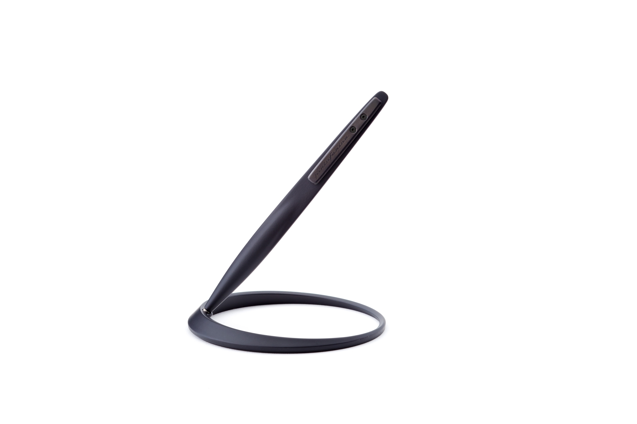 Вечная ручка Pininfarina  SPACE X - BLACK, #000000, пишущий наконечник - сплав металлов ethergraf®, ручка - магний, подставка - алюминий