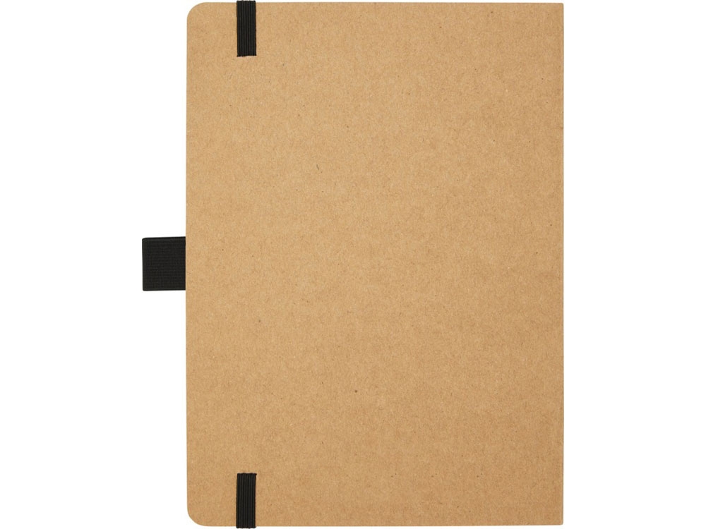 Блокнот В6 «Berk» из переработанной бумаги, черный, бумага, переработанный картон/бумага