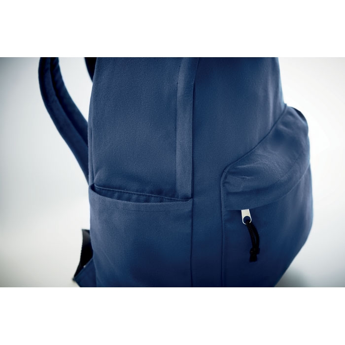 Рюкзак из парусины 340 г/м&#178;, синий, canvas
