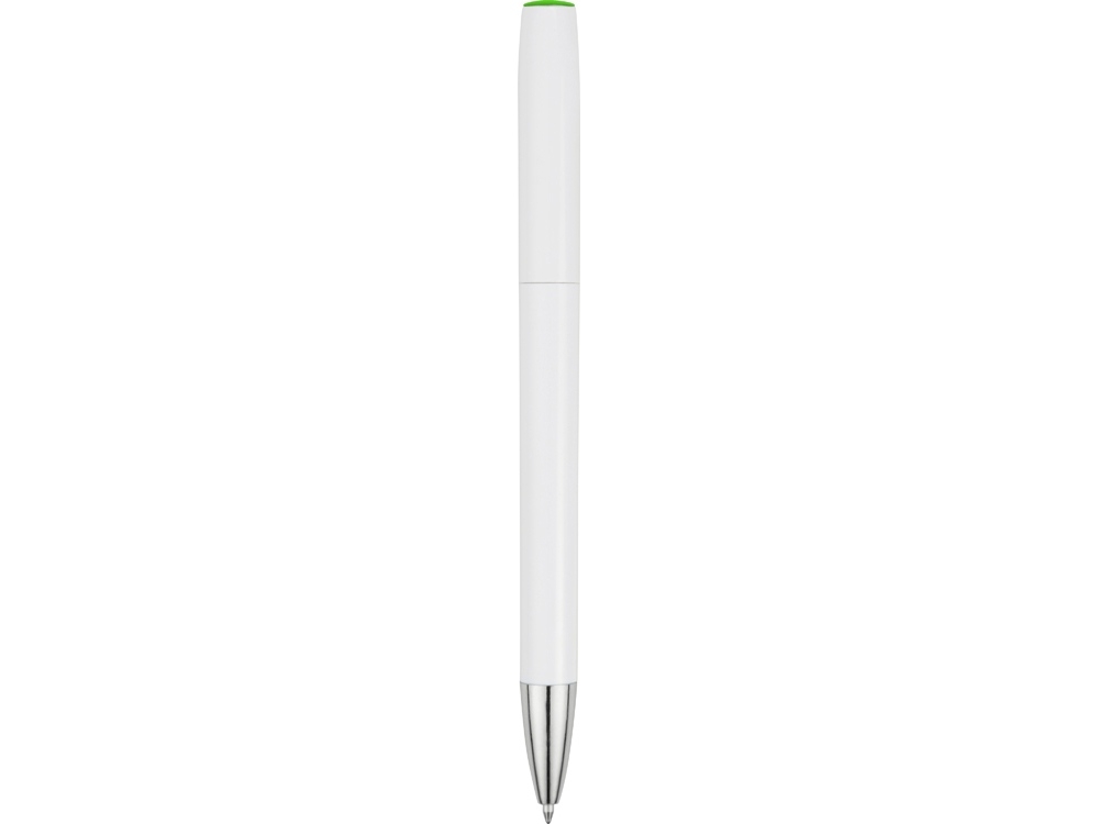 Ручка пластиковая шариковая «Локи», зеленый, белый, пластик