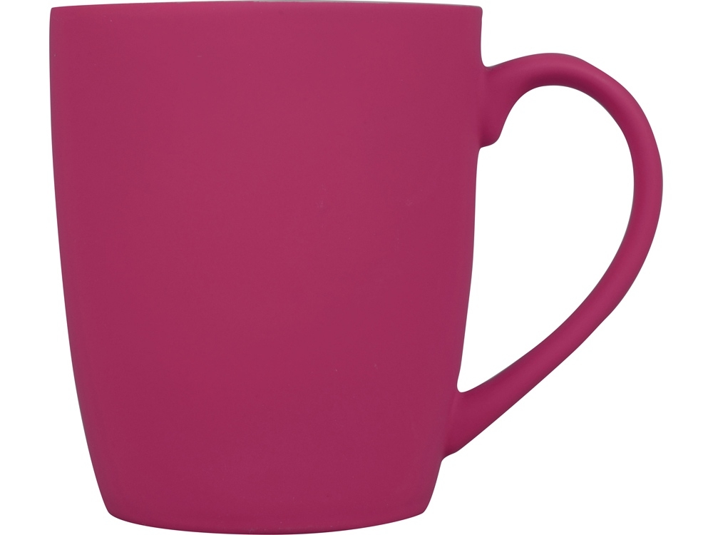 Кружка с покрытием soft-touch «Tulip Gum», розовый, soft touch