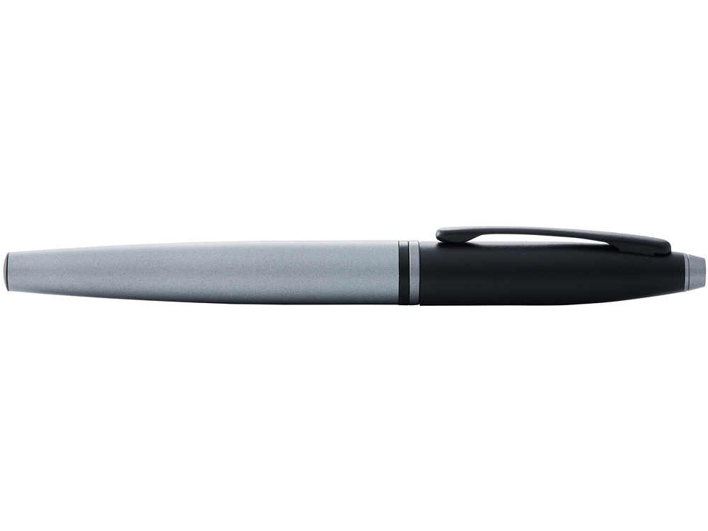 Ручка-роллер «Calais Matte Gray and Black Lacquer», серый, металл