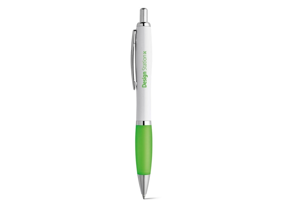 Шариковая ручка с зажимом из металла «MOVE BK», зеленый, пластик