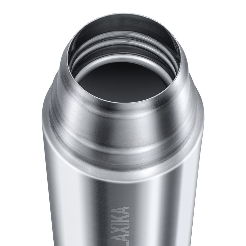 Термос Relaxika Duo 500, стальной, серый, корпус - нержавеющая сталь; пробка - пластик