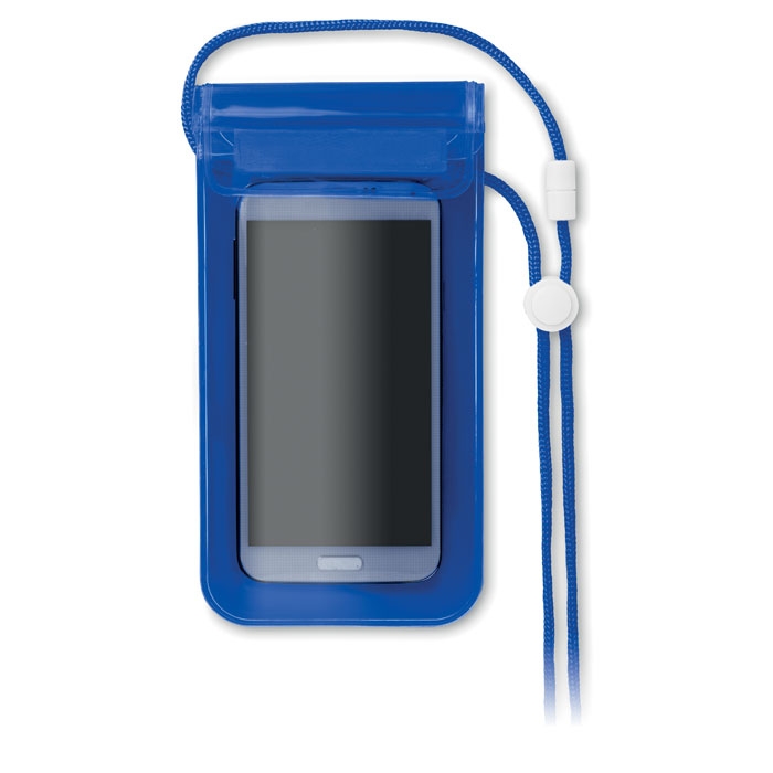 Чехол для смартфона, голубой, pvc-пластик