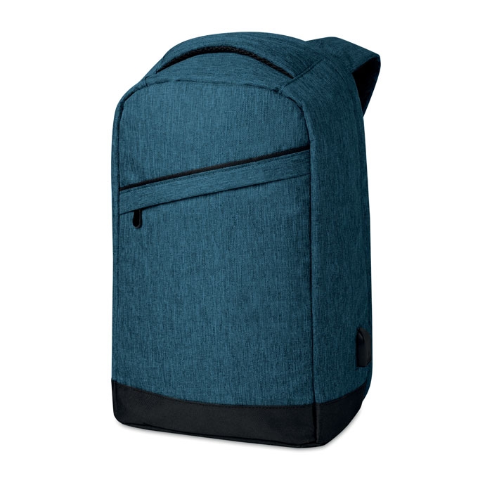 Рюкзак для ноутбука, синий, canvas