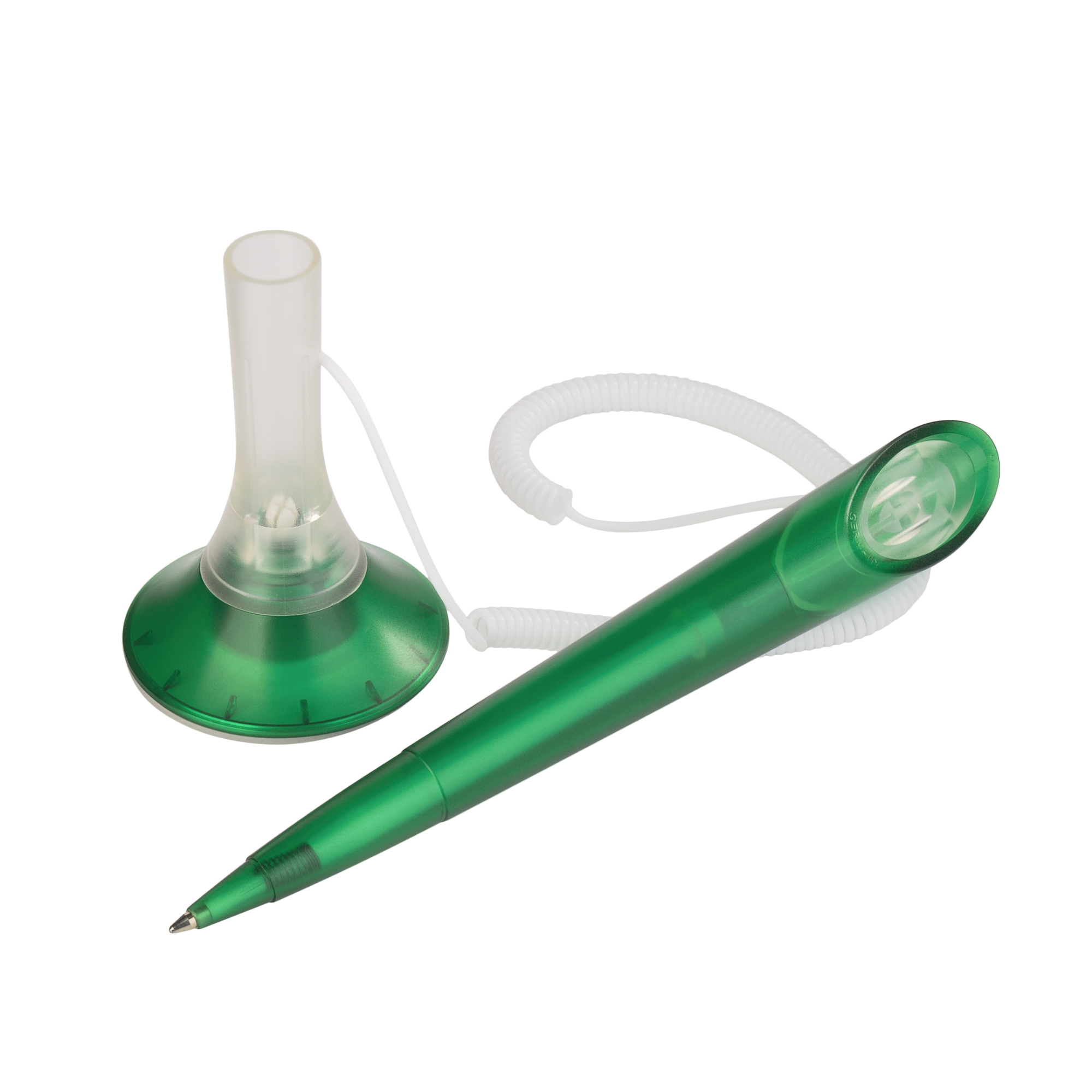 Ручка шариковая MEMO LEVISTOR CORD ICE, зеленый, пластик