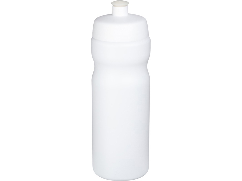 Бутылка спортивная, белый, пластик