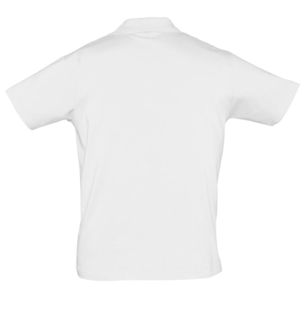 Рубашка поло мужская Prescott Men 170, белая, белый, джерси; хлопок 100%, плотность 170 г/м²