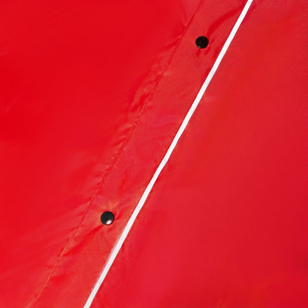 Дождевик со светоотражающими элементами Rainman Blink, красный, красный, полиэстер 100%, 210d, оксфорд, плотность 100 г/м²