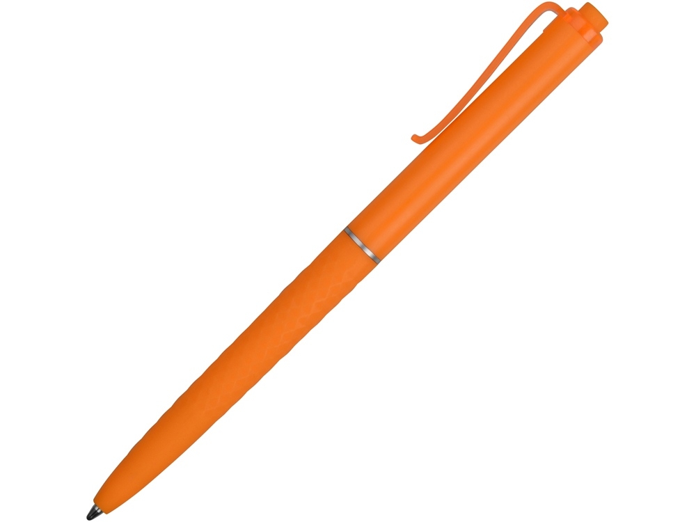 Ручка пластиковая soft-touch шариковая «Plane», оранжевый, soft touch