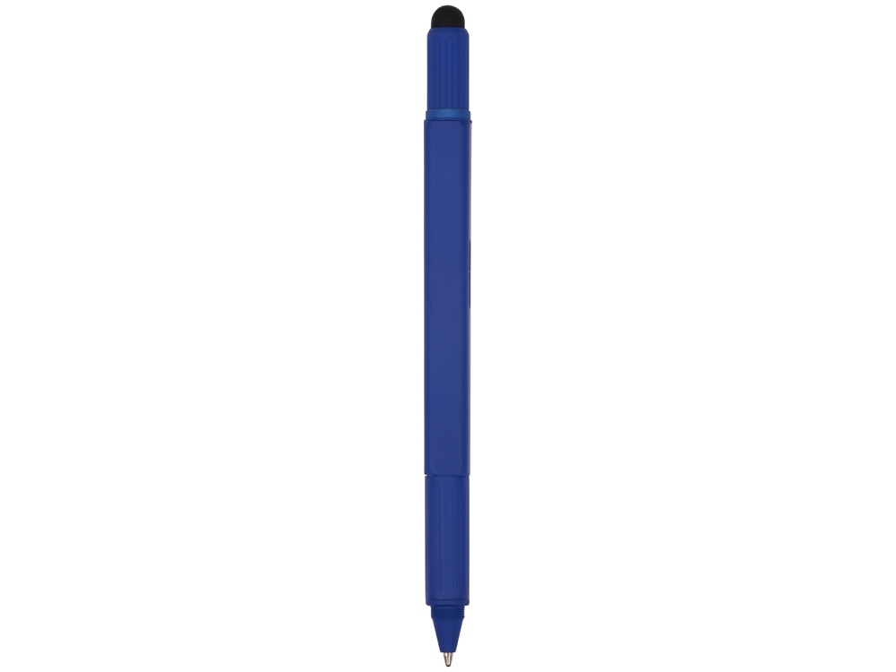 Ручка-стилус металлическая шариковая «Tool» с уровнем и отверткой, синий, металл