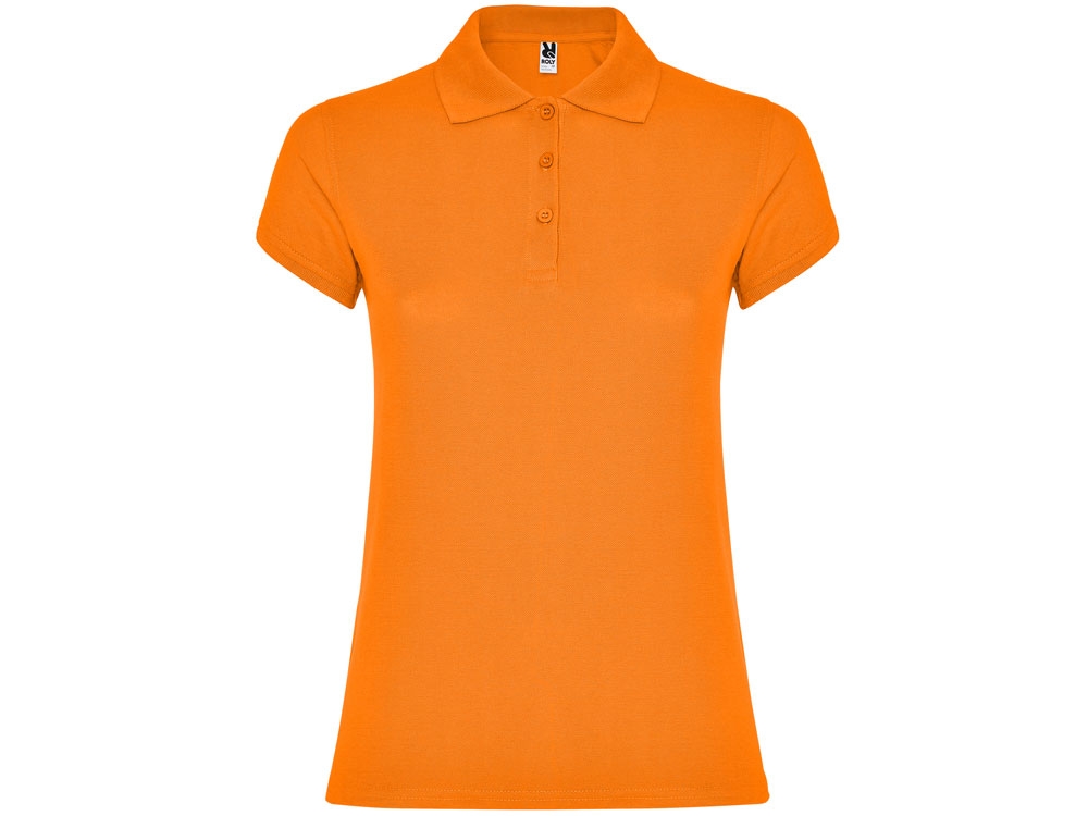 Рубашка поло «Star» женская, оранжевый, хлопок
