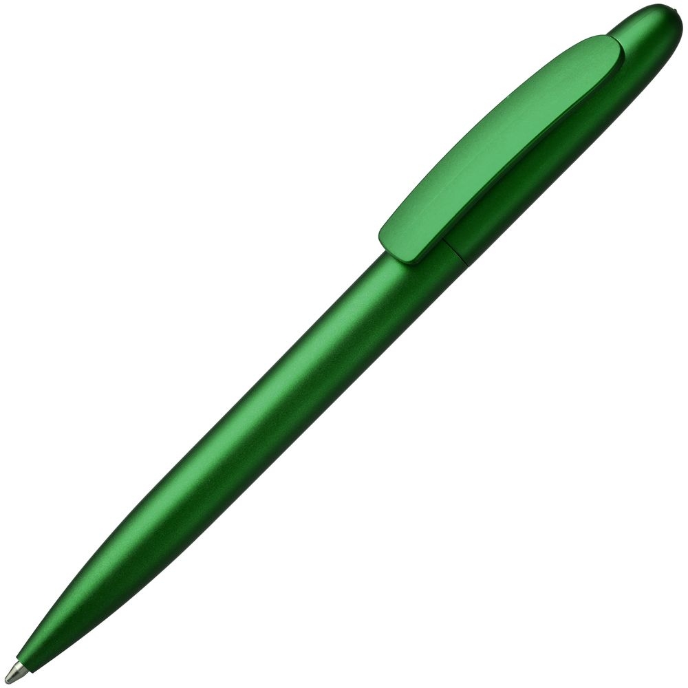 Ручка шариковая Moor Silver, зеленый металлик, зеленый, пластик
