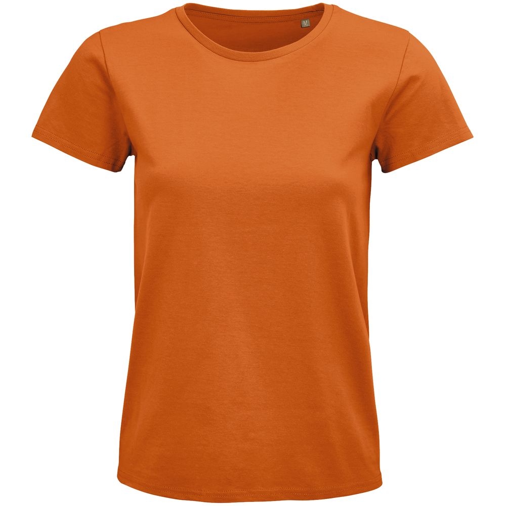 Футболка женская Pioneer Women, оранжевая, оранжевый, джерси, хлопок