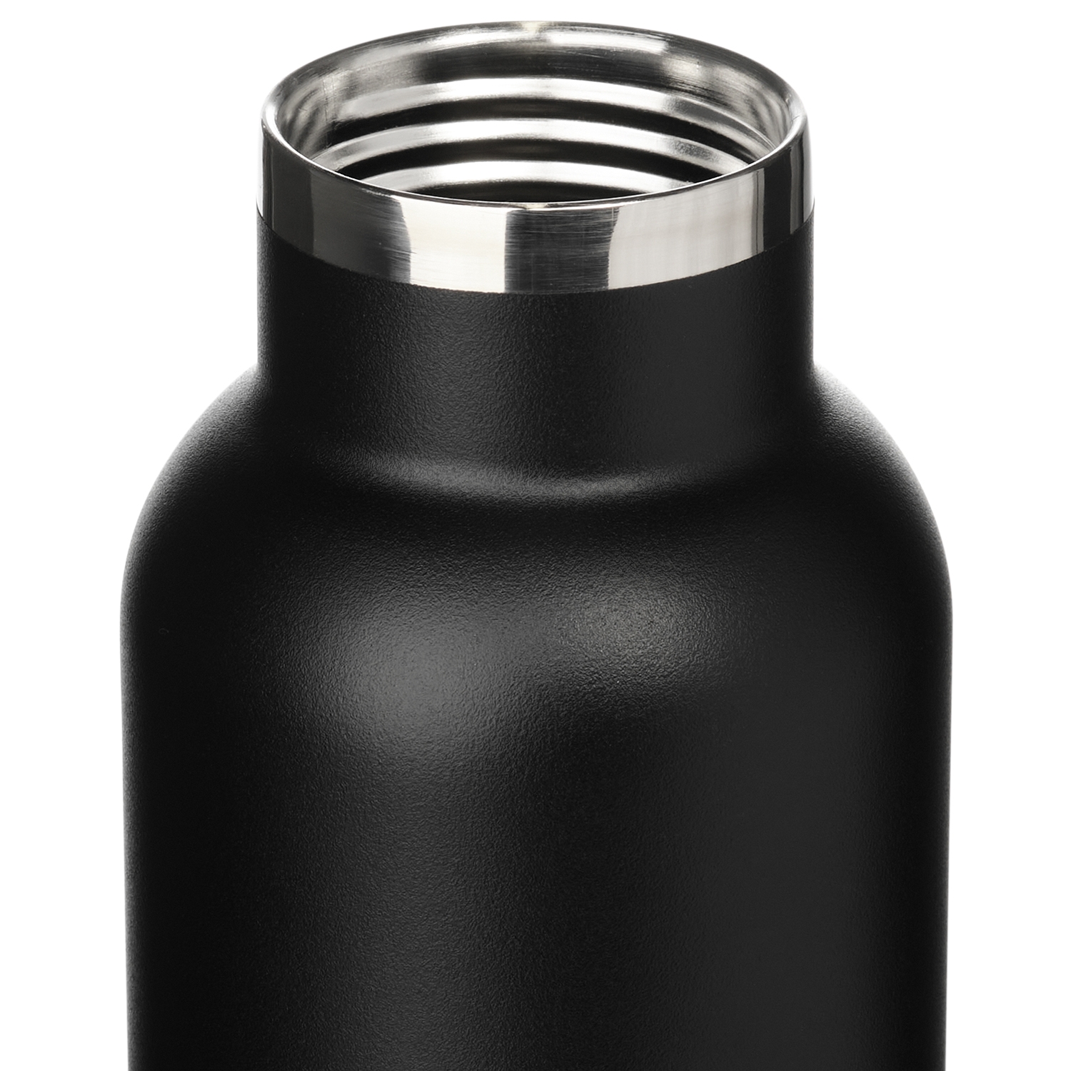 Термобутылка вакуумная герметичная Modena, черная, черный