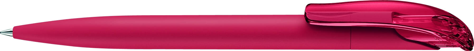  2737 ШР Challenger Soft Touch clip clear красный 201, красный, пластик