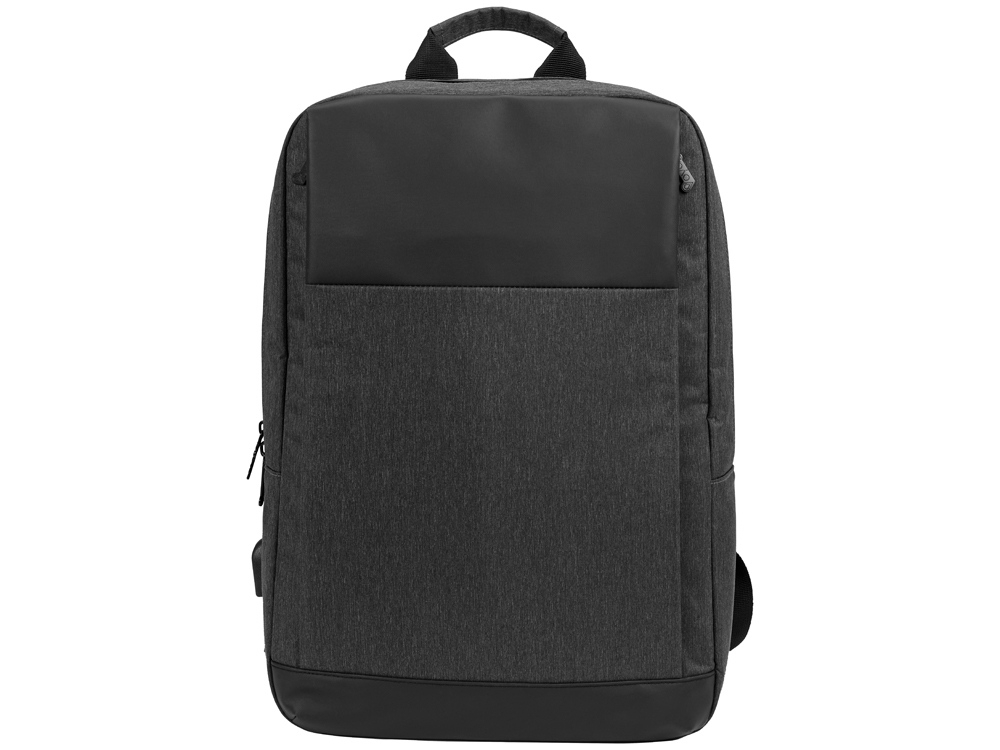 Рюкзак «District» с отделением для ноутбука 15", серый, полиэстер