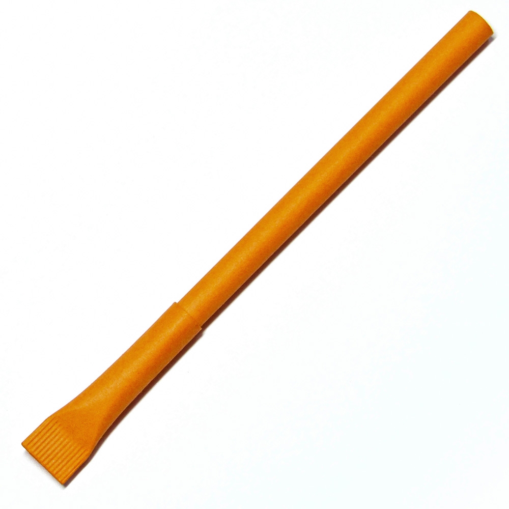 Ручка из бумаги, оранжевая, оранжевый, бумага