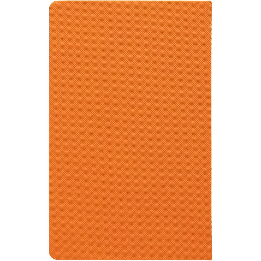Ежедневник Duplex, недатированный, белый с оранжевым, белый, оранжевый, кожзам