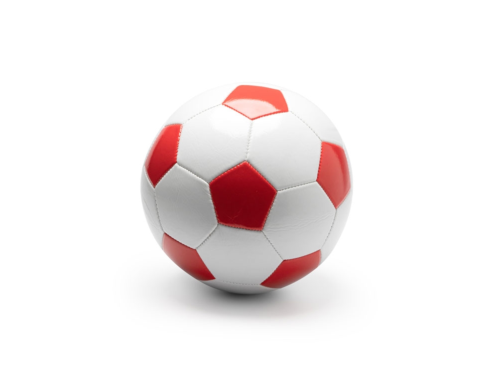 Футбольный мяч TUCHEL, белый, красный, кожзам