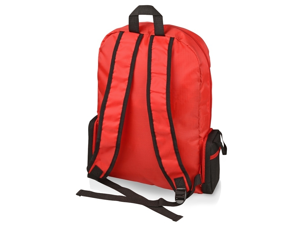 Рюкзак «Fold-it» складной, красный, полиэстер