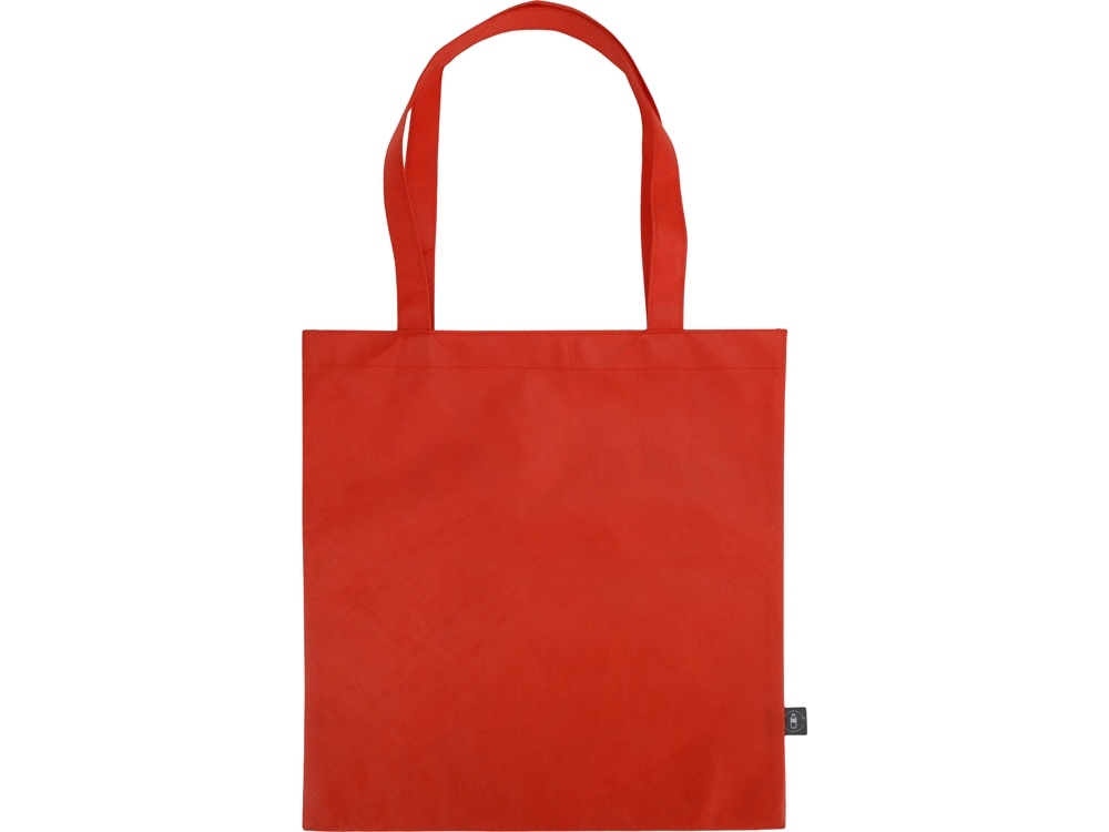 Сумка-шоппер Reviver из нетканого переработанного материала RPET, красный, нетканый материал