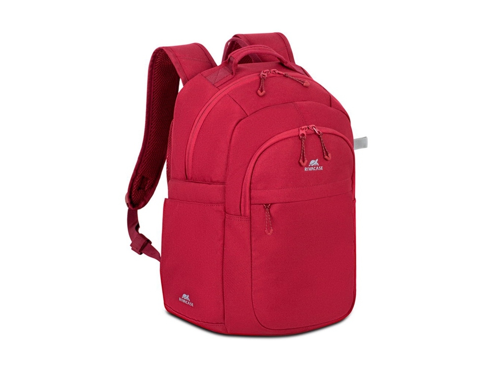 Городской рюкзак для ноутбука 14", красный, полиэстер