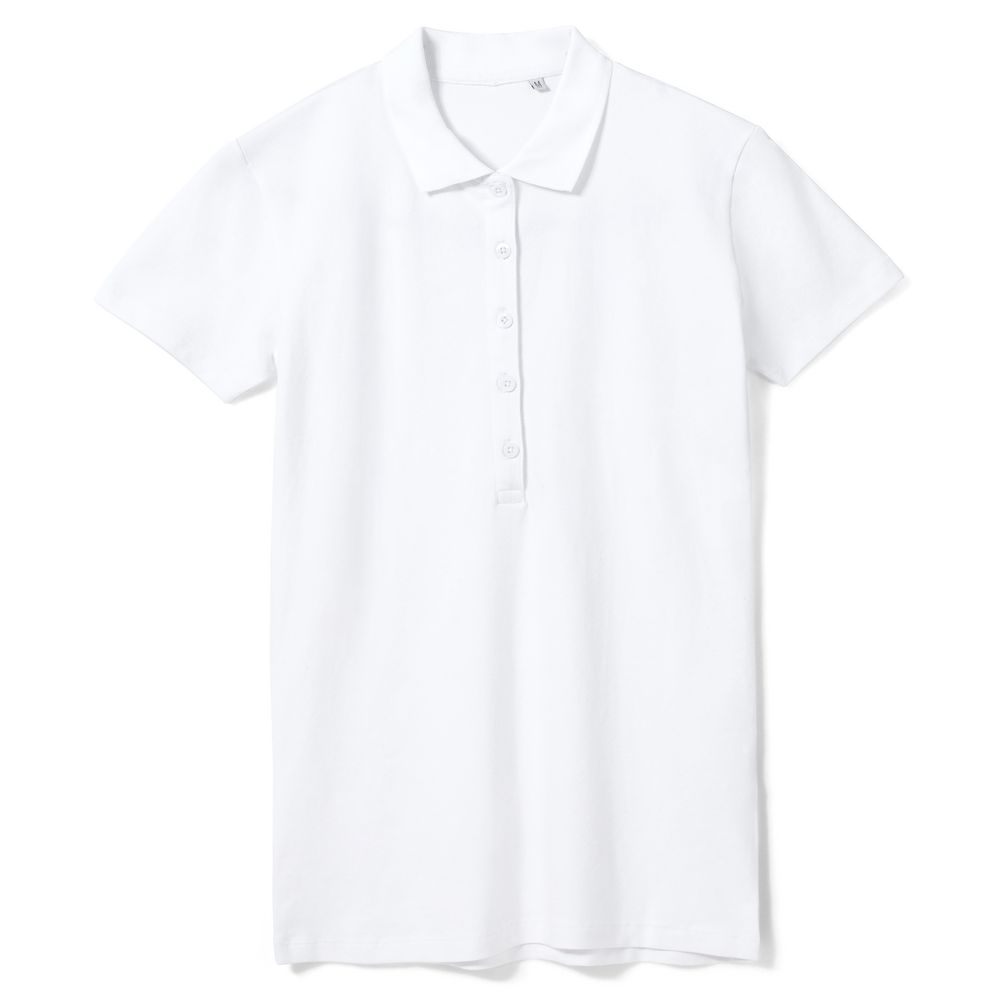 Рубашка поло женская Phoenix Women, белая, белый, хлопок 95%; эластан 5%, плотность 220 г/м²; пике