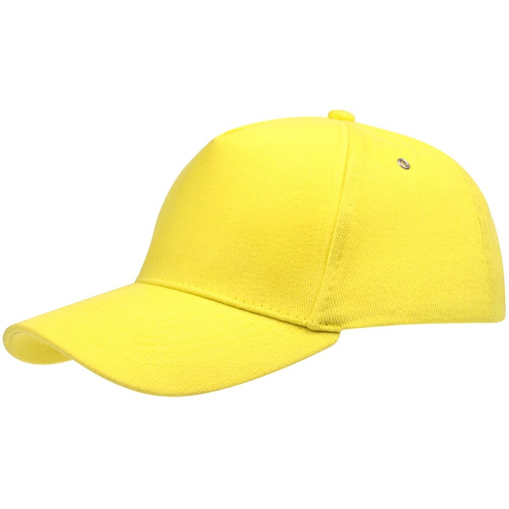 Бейсболка Standard, желтая (лимонная), желтый, хлопок