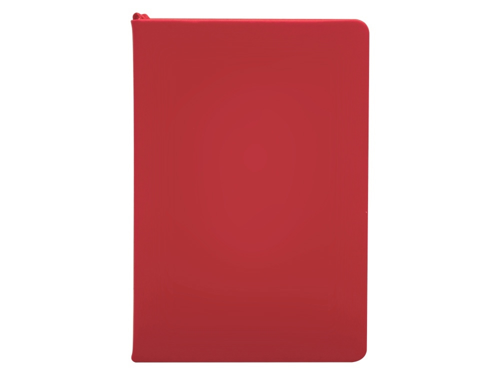 Бизнес-блокнот А5 «С3» soft-touch с магнитным держателем для ручки, красный, пластик, кожзам