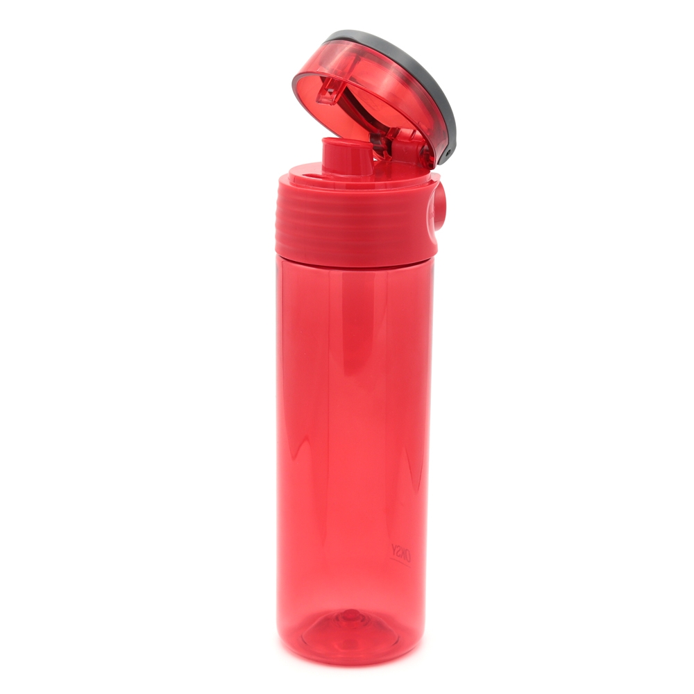 Пластиковая бутылка Barro, красная, красный