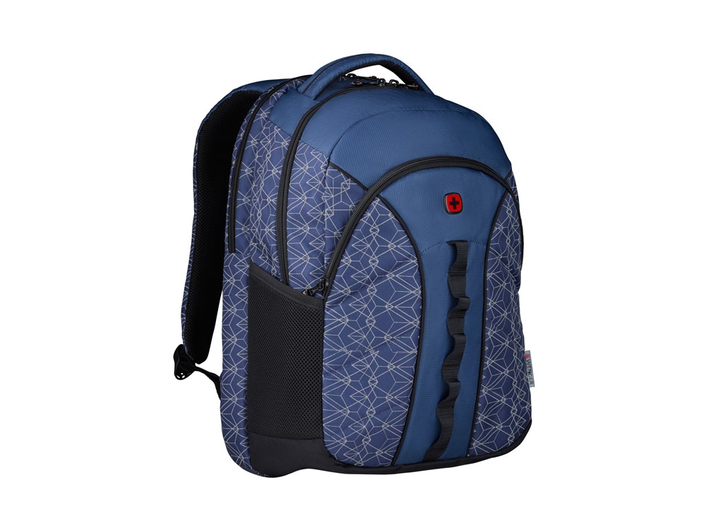 Рюкзак «Sun» со светоотражающим принтом, синий, полиэстер