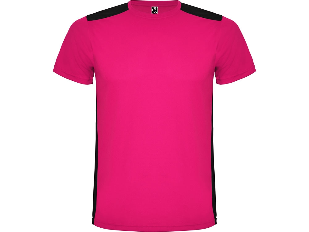Спортивная футболка «Detroit» мужская, черный, розовый, полиэстер