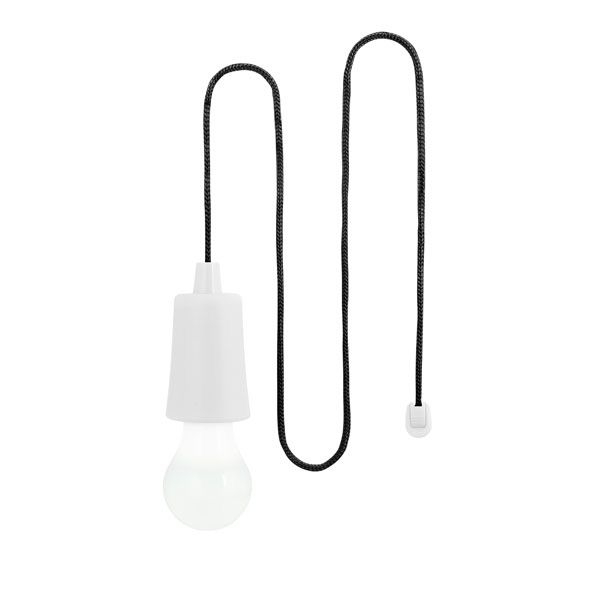 Лампа портативная Lumin, белая, белый, пластик; полипропилен