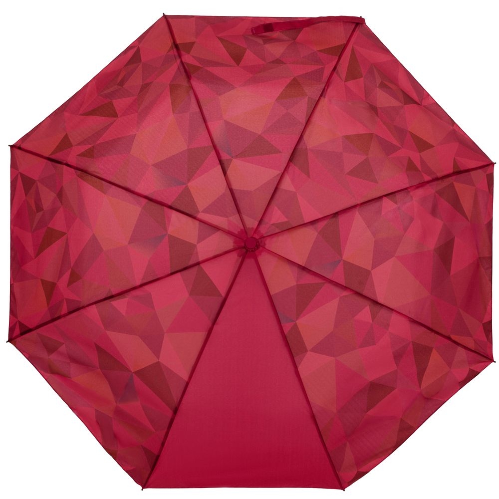 Набор Gems: зонт и термос, красный, красный, эпонж; металл